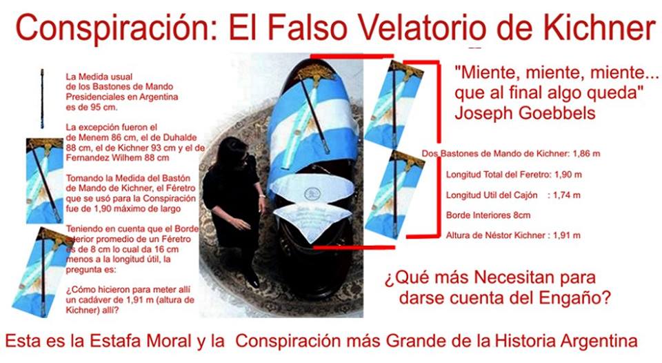 PaoEdith05's tweet photo. 1) SOBRE LA DEFUNCION D KIRCHNER HAY Q ADVERTIR AL PUEBLO D LA NACION Q ESE FÉRETRO VINO CON GUARDIA A SANTA CRUZ . https://t.co/s2Dgr71BSL