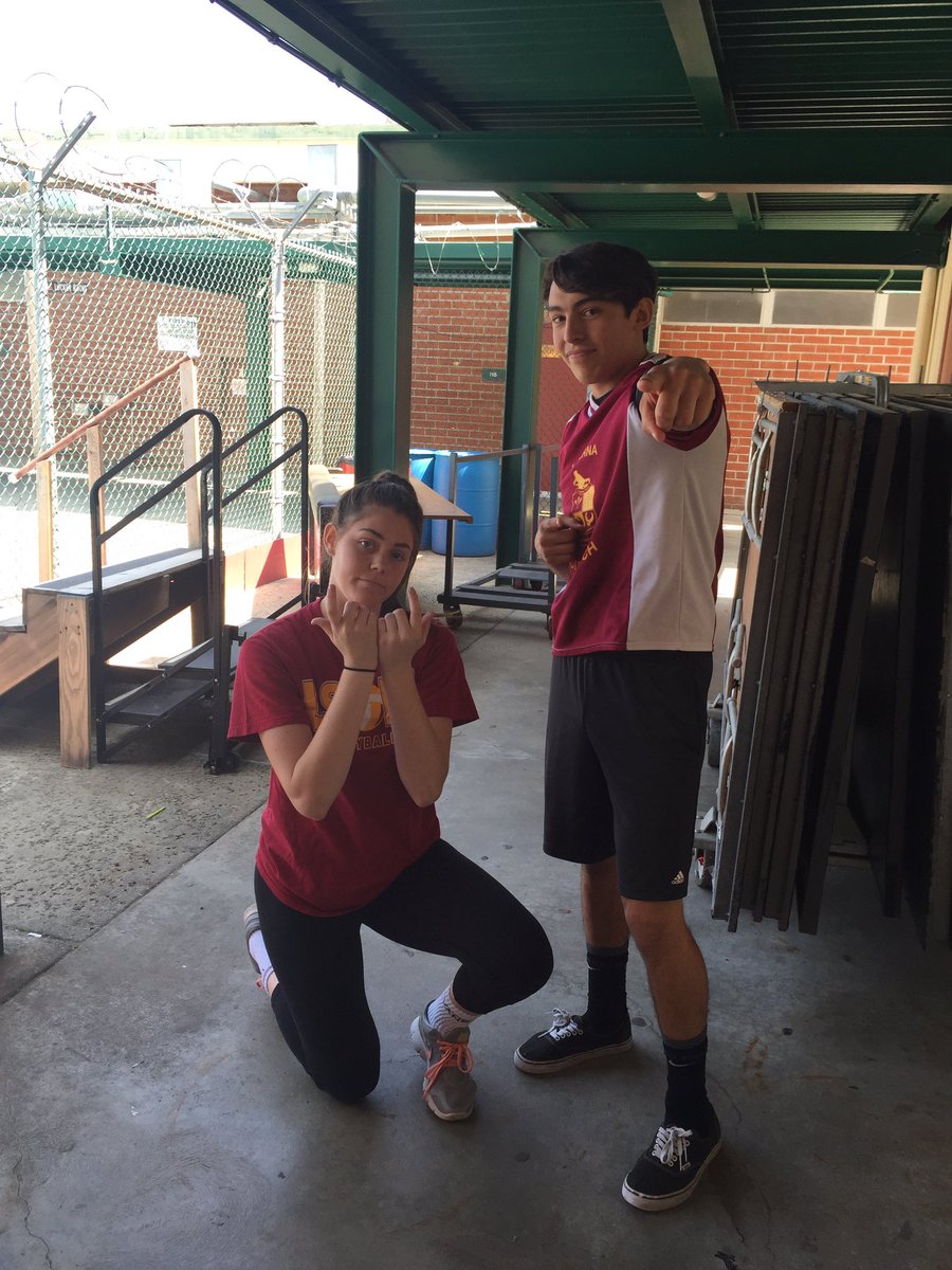 LSClassof2016's tweet image. Shout out to @lauralennea and @AlbertoAmaya_ for representing the seniors in today's class comp and crushing it💛❤️💛