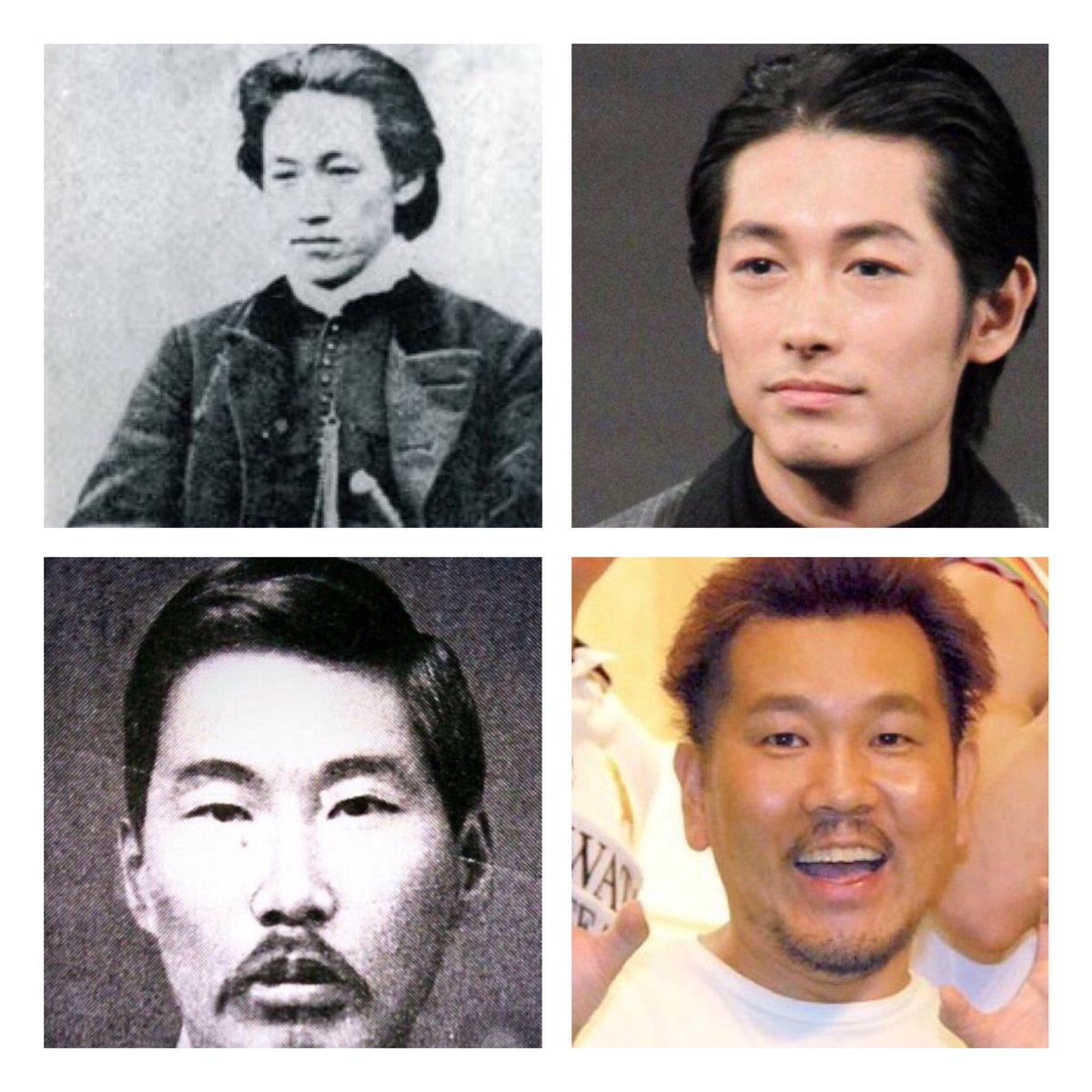 オオタケレイカ 左が明治天皇 右側がexileのakiraさんです