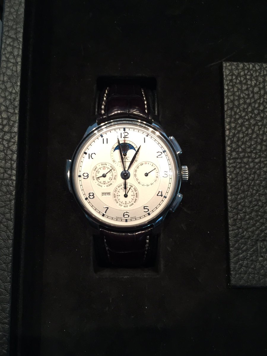 waitingtolaunch's tweet photo. Look what happens when you share conversation &amp; create an idea Stunning Grand Complications Beautiful Thank you @IWC https://t.co/K12ediswMq