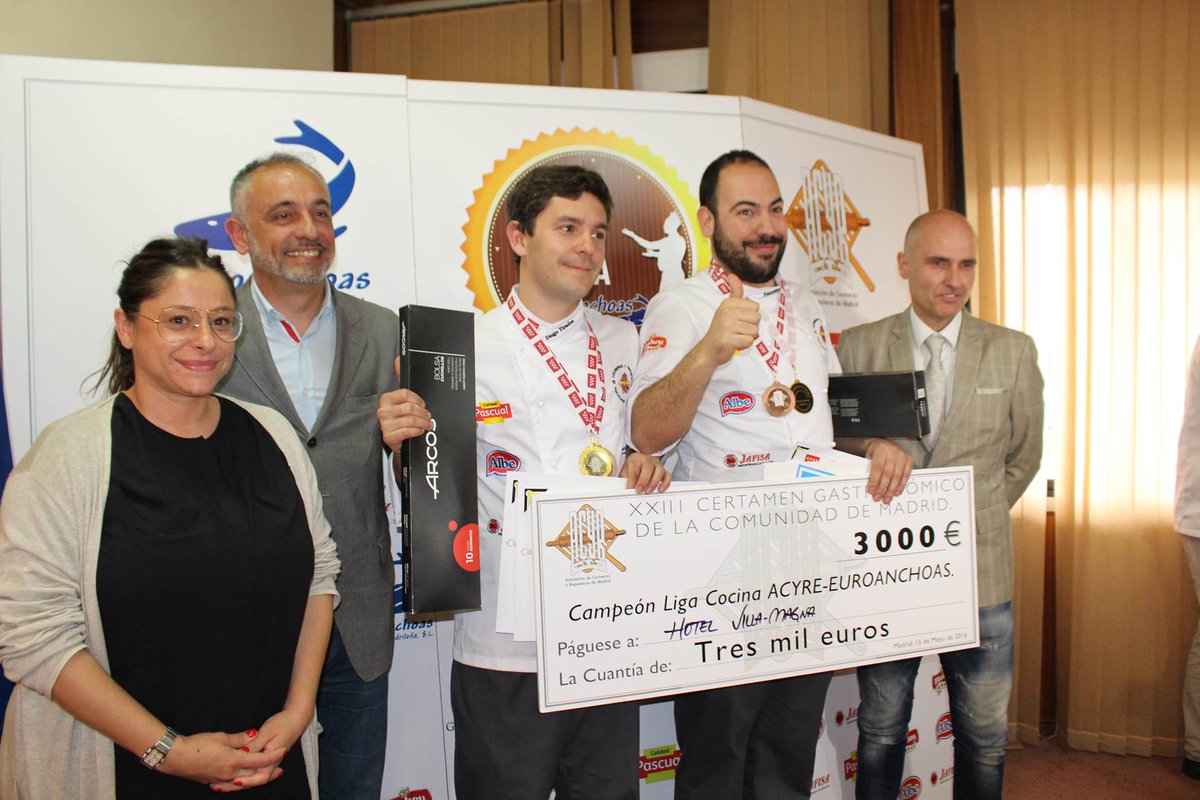 Ya tenemos ganadores de <a href="/LigadeCocina/">Liga de Cocina</a> que representarán #Madrid en el campeonato de #España bit.ly/27CN8Ta