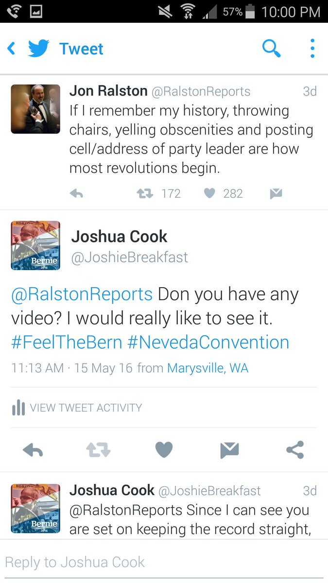 JoshieBreakfast's tweet image. How do u peeps that went along w @RalstonReports #FalseReporting feel now? Kudos. #FeelTheBern @BernieSanders