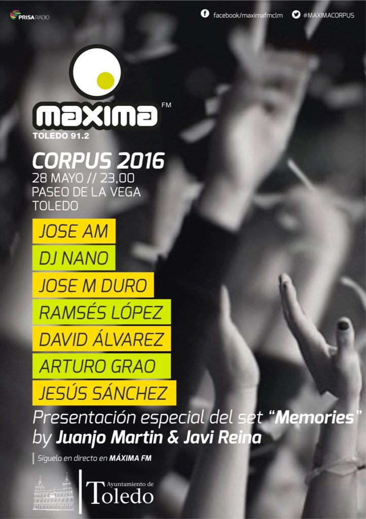 Faltan 9️⃣ Días para #MaximaCorpus 28/05 Por primera vez viene <a href="/djnanoshow/">Dj Nano</a> #BienBailao RT