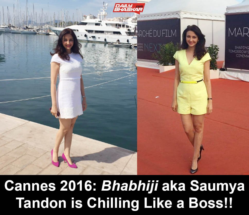 daily_bhaskar's tweet image. With Love, From France! #SaumyaTandon Nails It. #CannesFilmFestival #cannes2016
Take a Look: bit.ly/25bOPsc