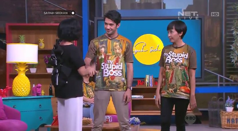 mdtvindonesia's tweet photo. Reza Rahardian dan @upirocks, Sutradara dari My Stupid Boss akhirnya masuk ke studio @SarahSechan_NET ;) https://t.co/ND98OA8oOQ