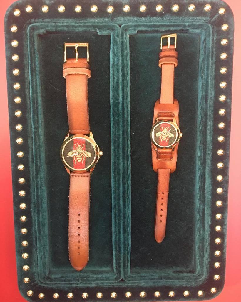 ট ইট র Crea Gucciの新作時計 フェイスに蜂の刺繍 今すぐ