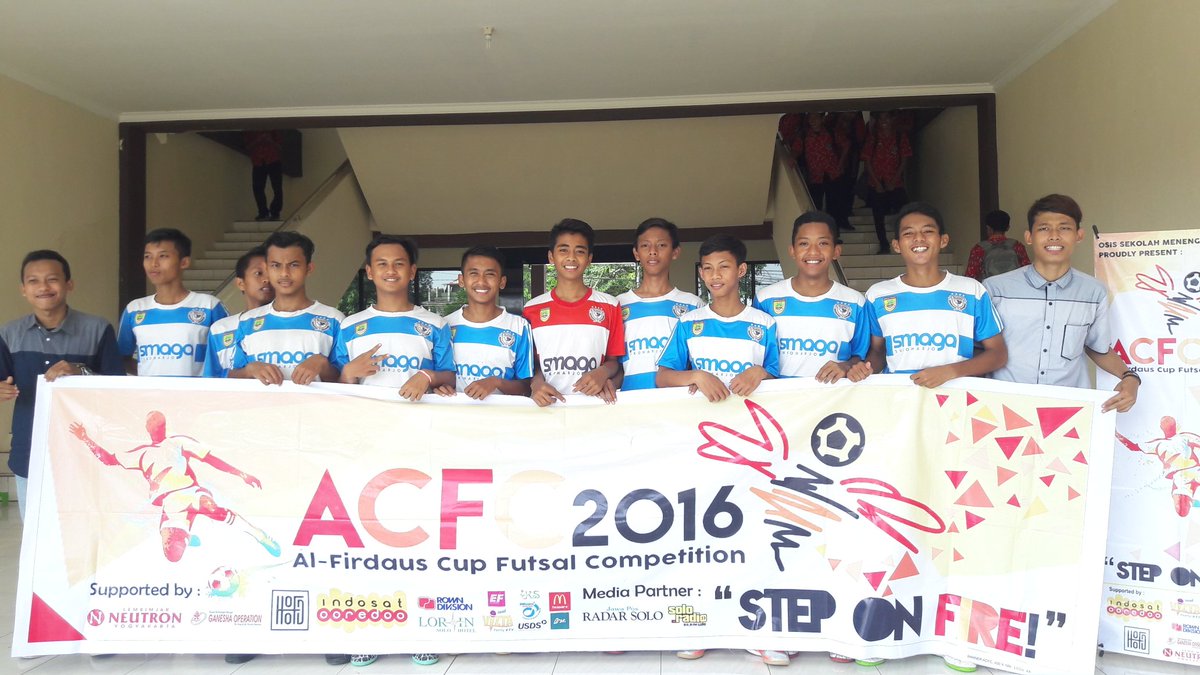 OfficialACFC16's tweet photo. Hi guys! Hari ini kita ada roadshow di SMA 3 SKH. Seruu bgt guys🔥#ACFC2016 #STEPONFIRE @TimFutsalSMAGA https://t.co/a3uiXWDkQt