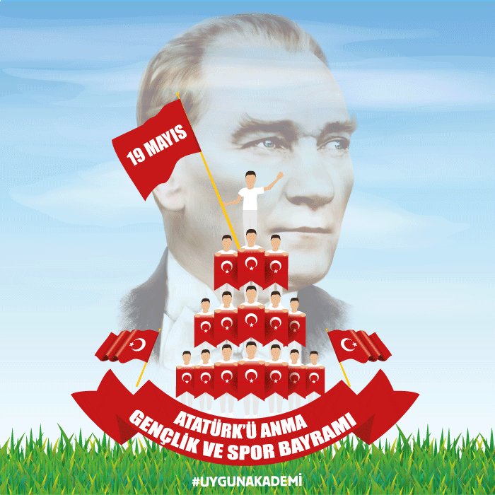 19 Mayıs Atatürk'ü Anma, Gençlik ve Spor Bayramımız Kutlu Olsun! #19Mayıs1919 #NeMutluTürkümDiyene #EyTürkGençliği