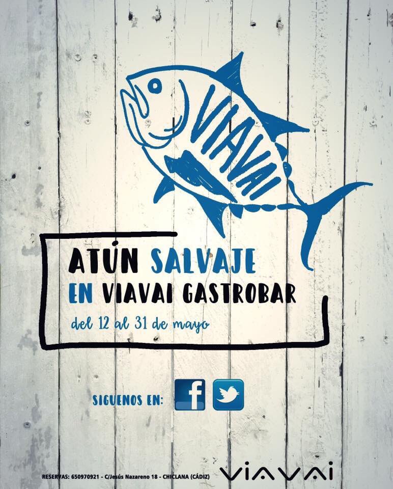 ¿Aún no te has enterado?Del 12 al 31 de Mayo prueba nuestros platos elaborados con auténtico atún salvaje #Chiclana