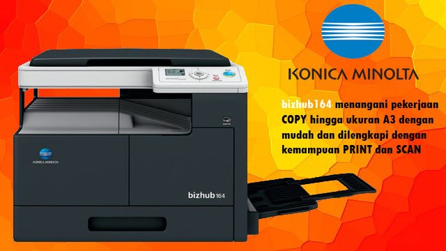 Alatalatkantor's tweet image. KONICA MINOLTA bizhub 164
#mesinfotocopy #fotocopy #konicaminolta #bizhub164 #Copy #print #scan #jualmesinfotocopy