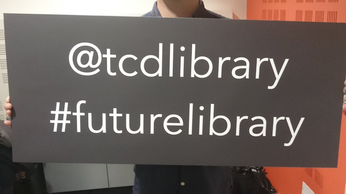 tcdlibrary's tweet image. The #futurelibrary symposium is about to kick off...