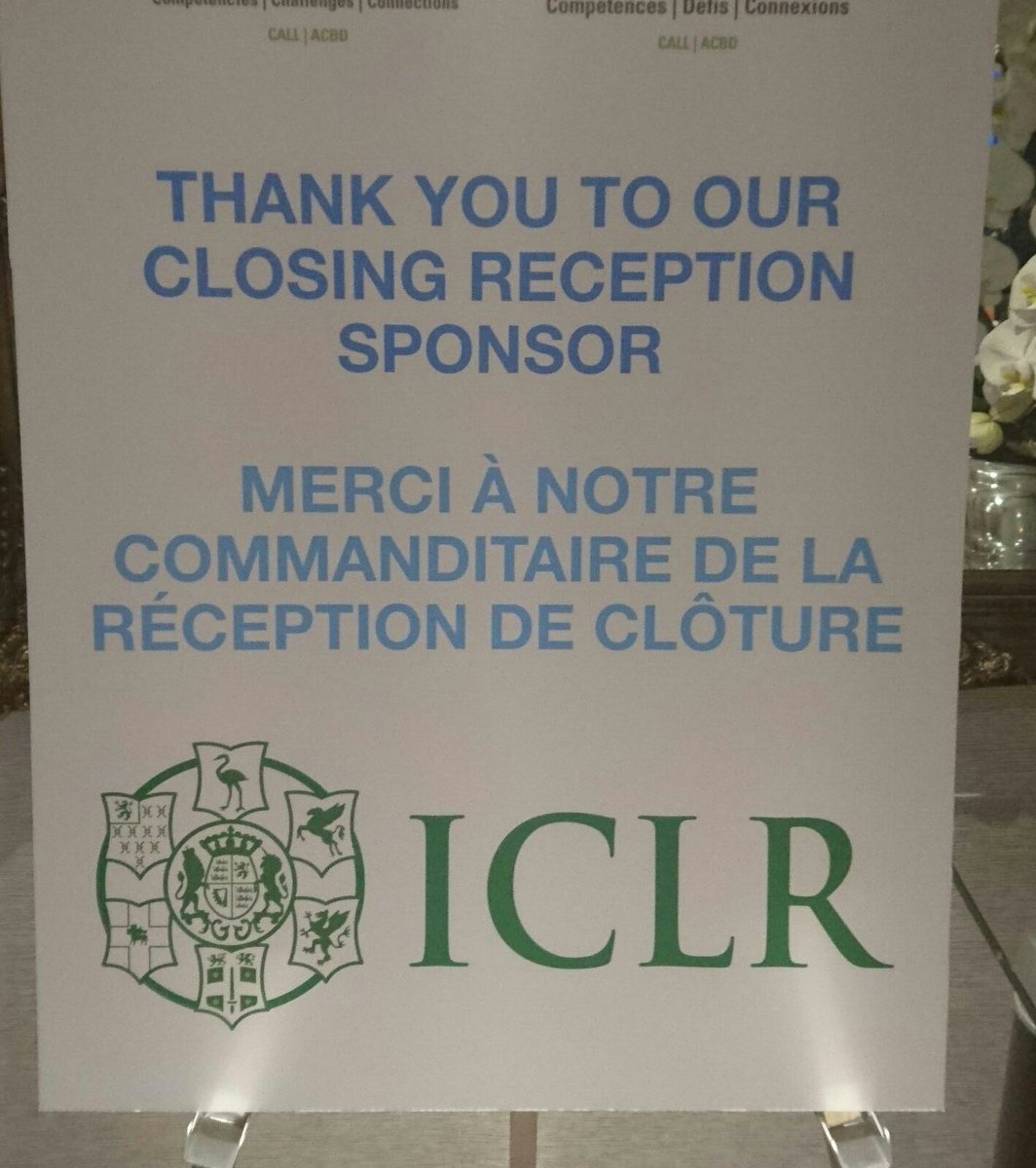 TheICLR's tweet photo. We hope everyone enjoyed the @CALLACBD Closing reception yesterday - beautiful views &amp; great company! #callacbd2016 https://t.co/EmmKtHxlSU