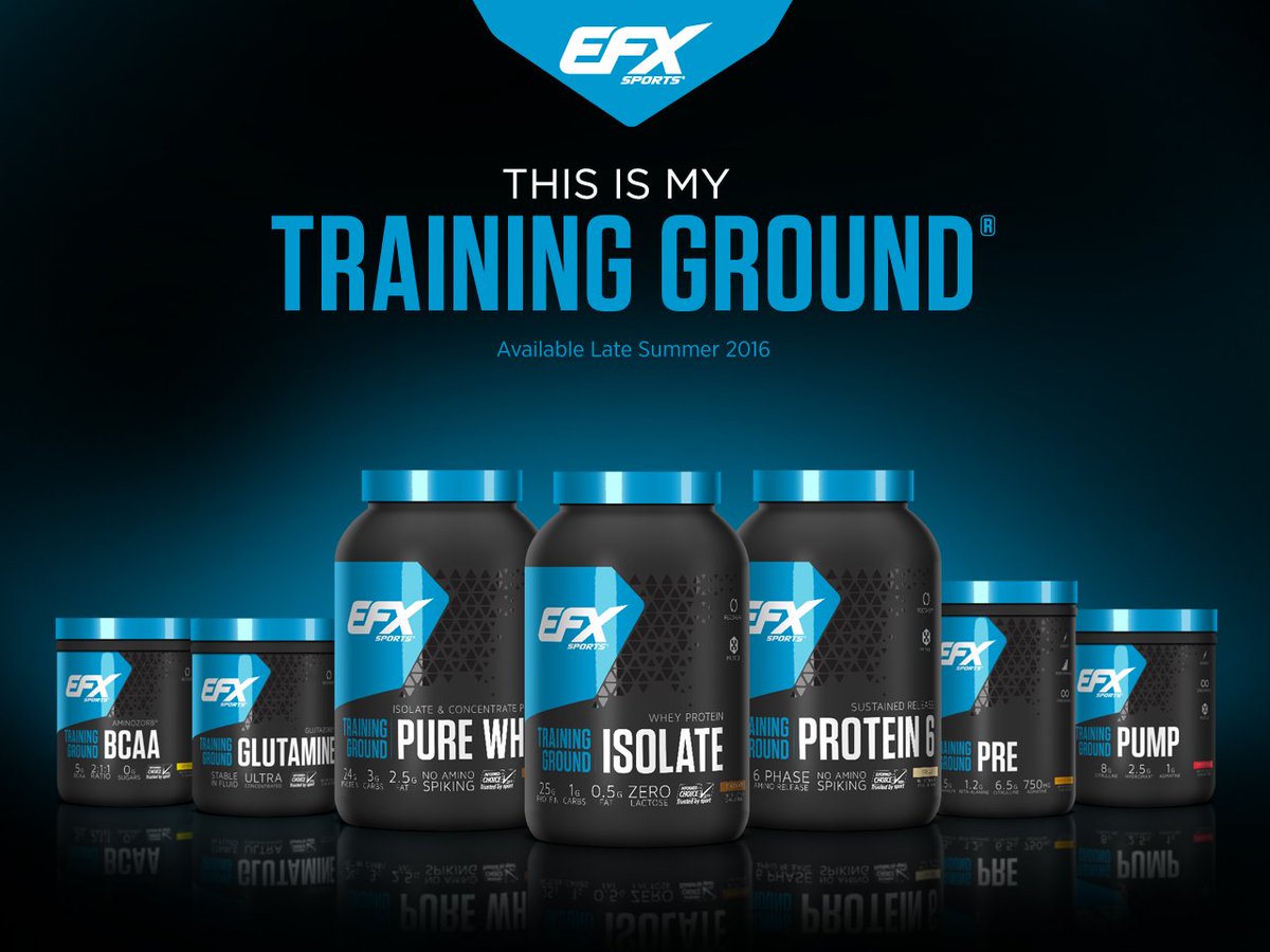 EFXSports's tweet photo. EFX Sports 'Training Ground' series - Formulated To Win. Available late Summer 2016
https://t.co/0fFUEXc2qi https://t.co/bOZIINxB8c