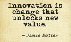 SpoolyCable's tweet photo. "Innovation is change that unlocks new value." #QuoteOfTheDay https://t.co/iTpZvj6hrp