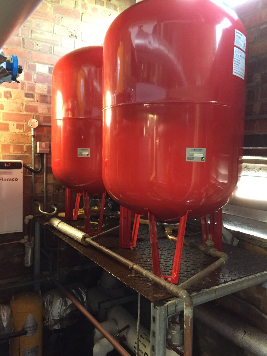 First job of the day complete. Two new 300ltr vessels installed in a school in Eastbourne.