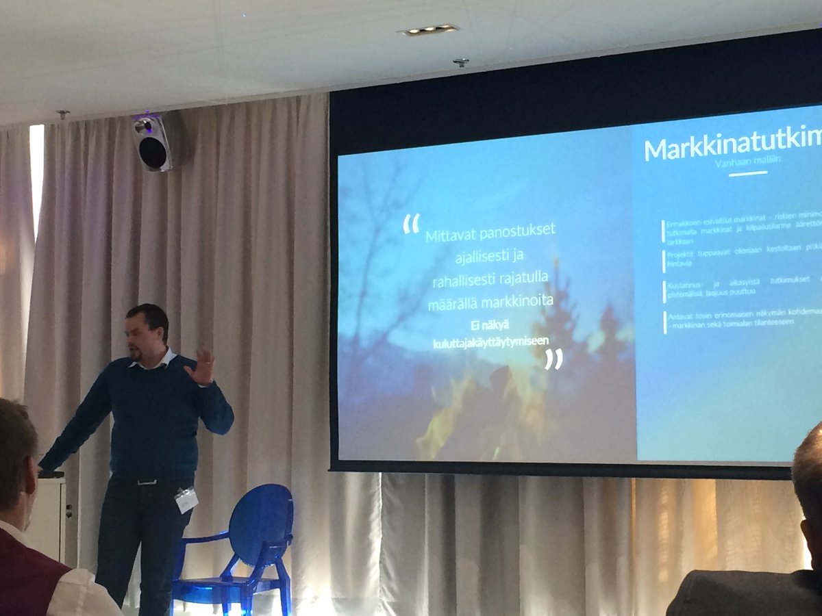 ambientia's tweet photo. Nyt äänessä @ArvoAcademy'n @MattiKojo – aiheella Markkinatutkimus myymällä. #AmbientiaTopTopics #myynti https://t.co/uHb3do5RqI