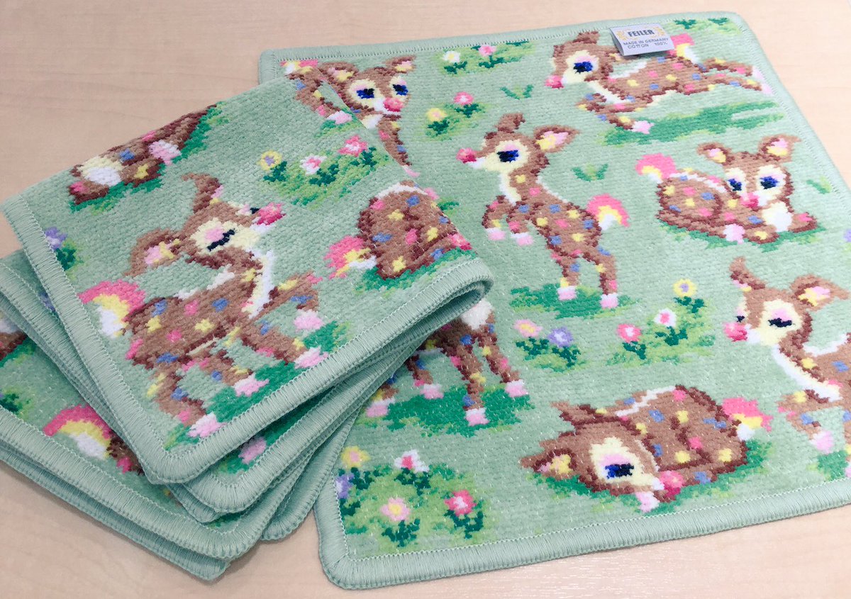 フェイラー Feiler Sur Twitter Loverary By Feiler大阪 ルクアイーレ店 売り切れていたツンツンバンビーノ柄ハンカチが再入荷 2 160 税込 気になった方はお早めに ラブラリーバイフェイラー 再入荷 バンビ ハンカチ 女子力up