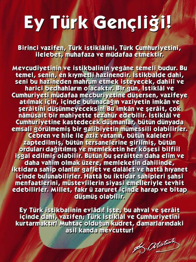 Milletimizin yeniden diriliş mücadelesinin başladığı tarih olan #19Mayıs Gençlik ve Spor Bayramımız kutlu olsun.