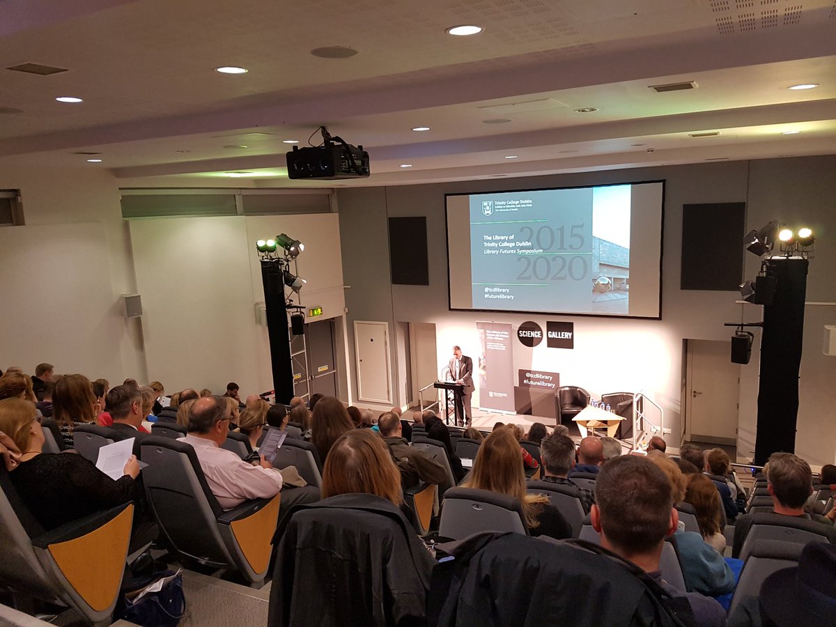 tcddublin's tweet image. Provost @pjprendergast opens @tcdlibrary  symposium #futurelibrary focusing the future of our Libraries