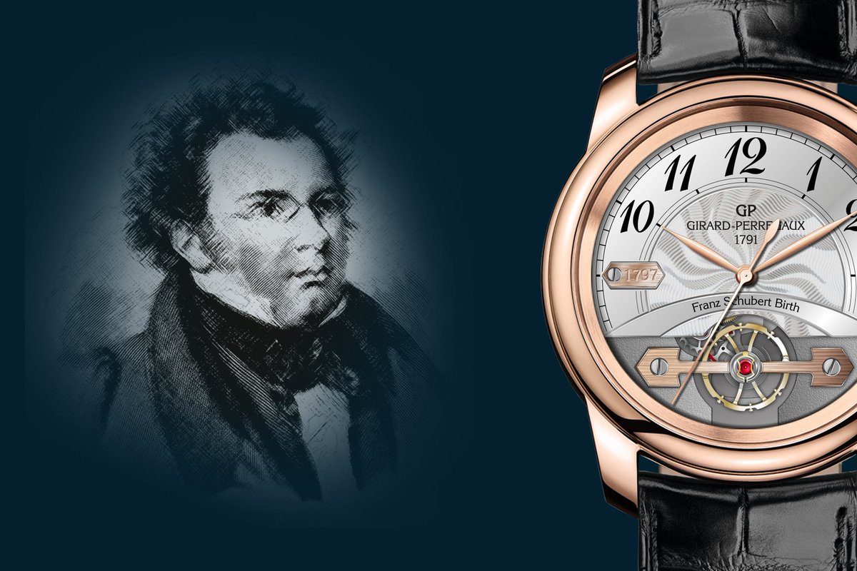 GirardPerregaux's tweet photo. #GirardPerregaux Place Girardet 225 exclusive creations: #1797 #FranzSchubert Birth #GP225 #history https://t.co/buAChDNVaZ