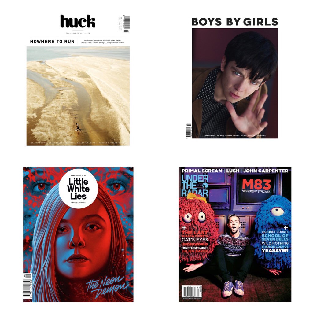 READBUGapp's tweet photo. The latest #indiemagazines on #readbug. #Covers by @huckmagazine, @lwlies, @Under_Radar_Mag, @boysbygirls. https://t.co/g7565nqESA