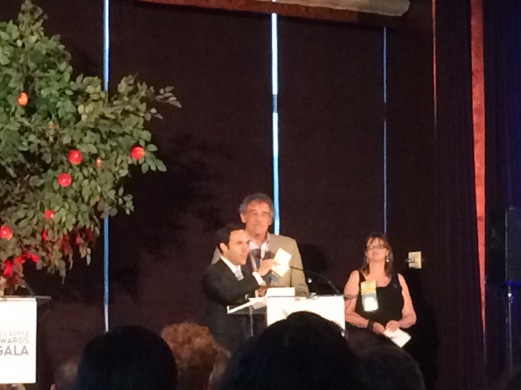 KDarr's tweet image. Congrats to @KINDSnacks Joe Cohen for winning the Philip Dorf award for your leadership as a mentor! #BigApplePR