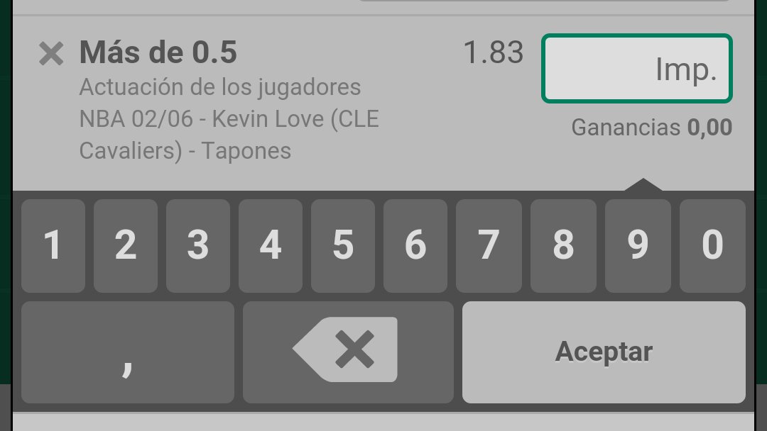 RECOMENDACIÓN!!

STAKE 3/5