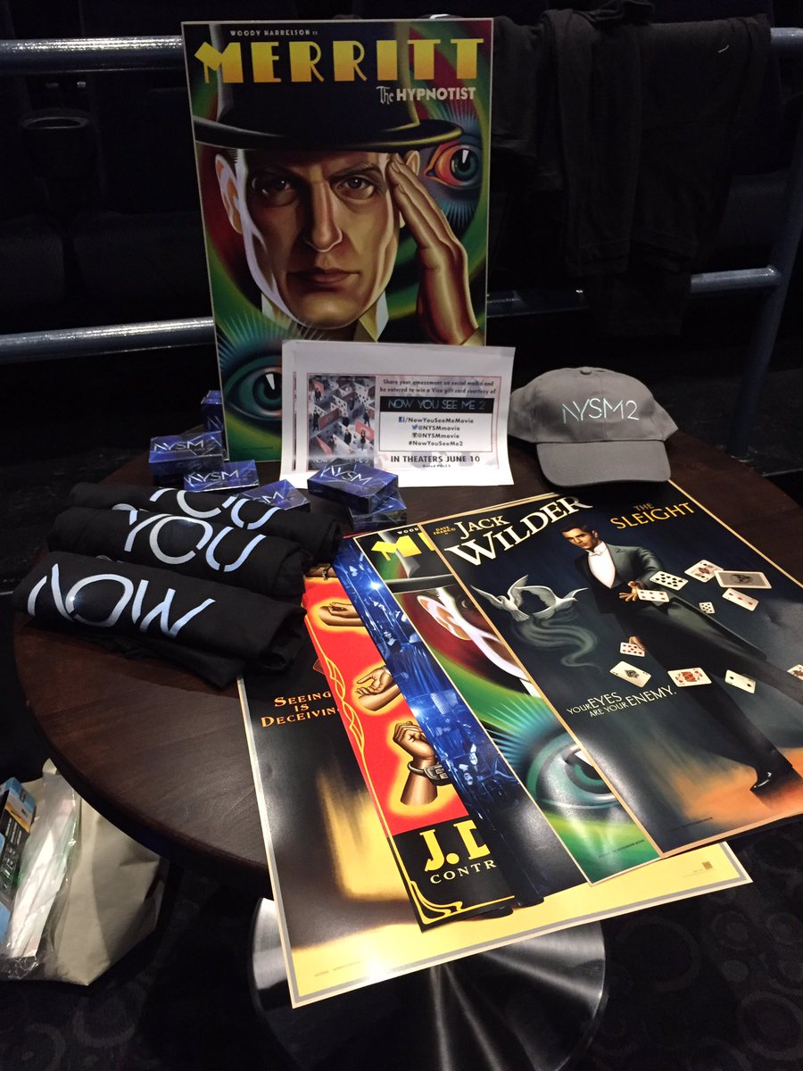 Advanced screening for the #NowYouSeeMe2 @NowYouSeeMeMovie 🙌