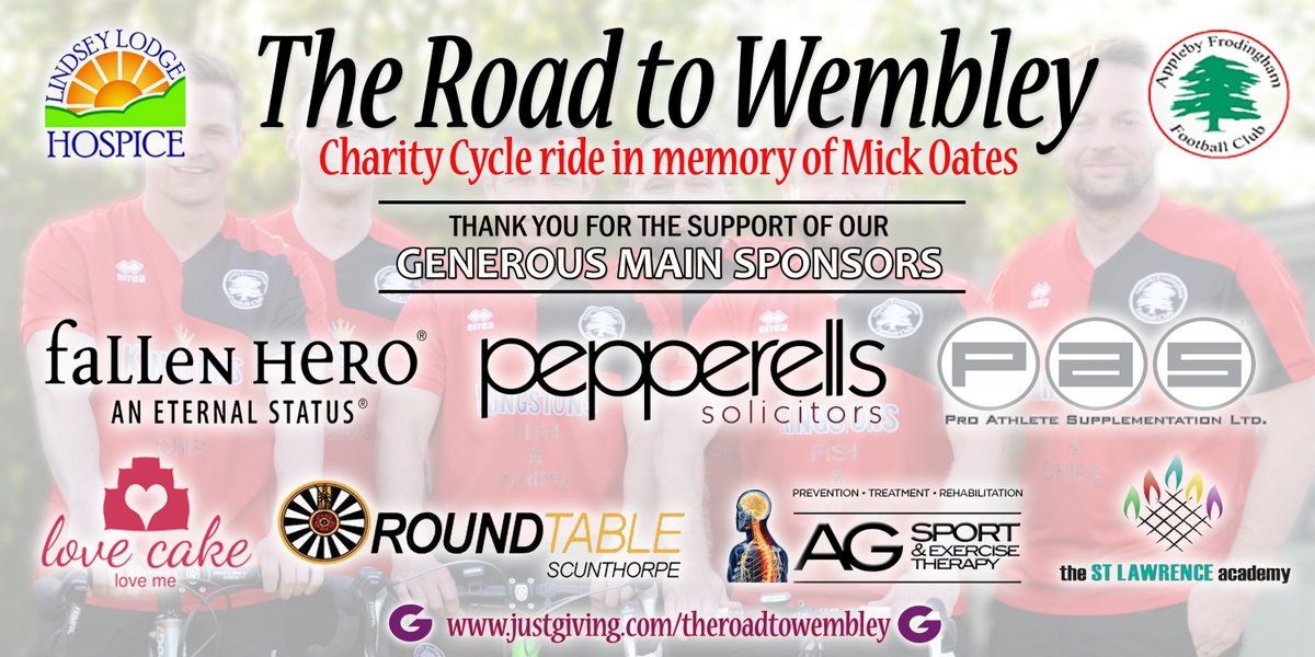 What amazing support we've got!! <a href="/Pepperells/">Pepperells Solicitors</a> <a href="/fallenherostore/">Fallen Hero</a> <a href="/ProAthleteSupps/">PAS</a> <a href="/ScunRtable/">Scun Round Table</a> <a href="/lovecakeloveme/">Love Cake Love Me</a> <a href="/TSLA_PE/">St Lawrence PE Dept</a>