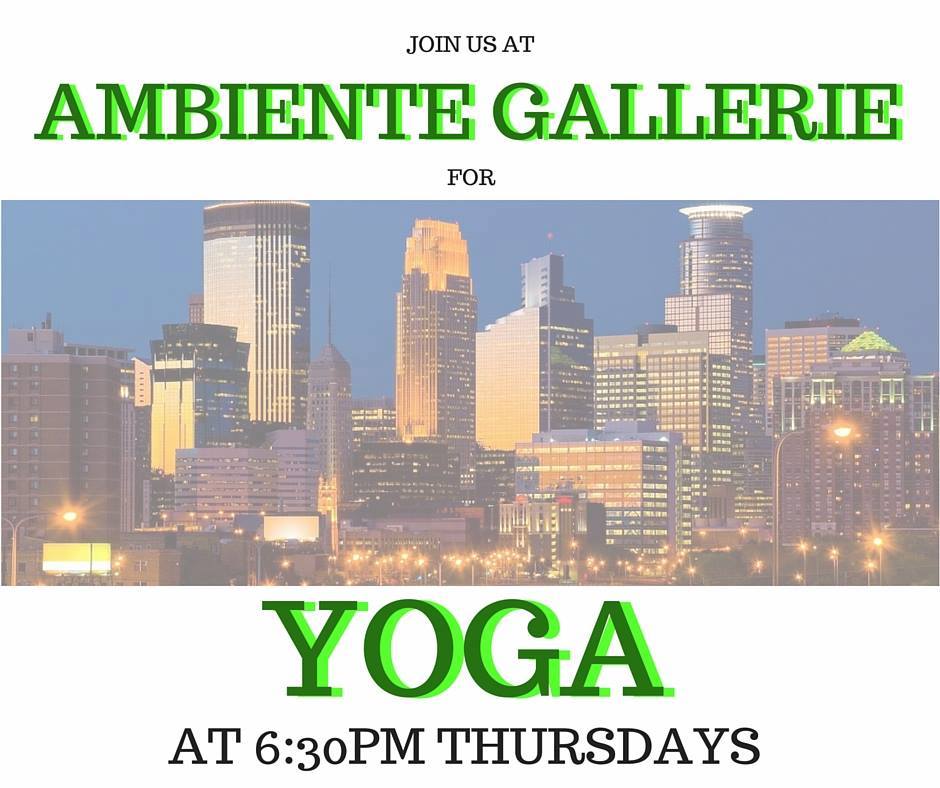 AmbienteGalleri's tweet photo. Join us for yoga tonight at 6:30 pm! https://t.co/xrVngijq1M
