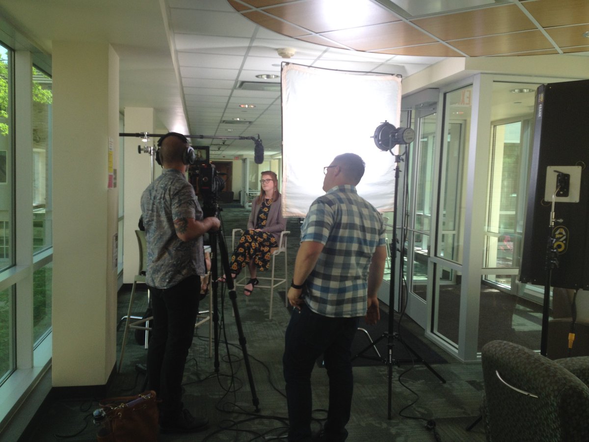 On set <a href="/saintmarys/">Saint Mary's College</a> capturing great commentary on their Speech Pathology Masters program. #education #video