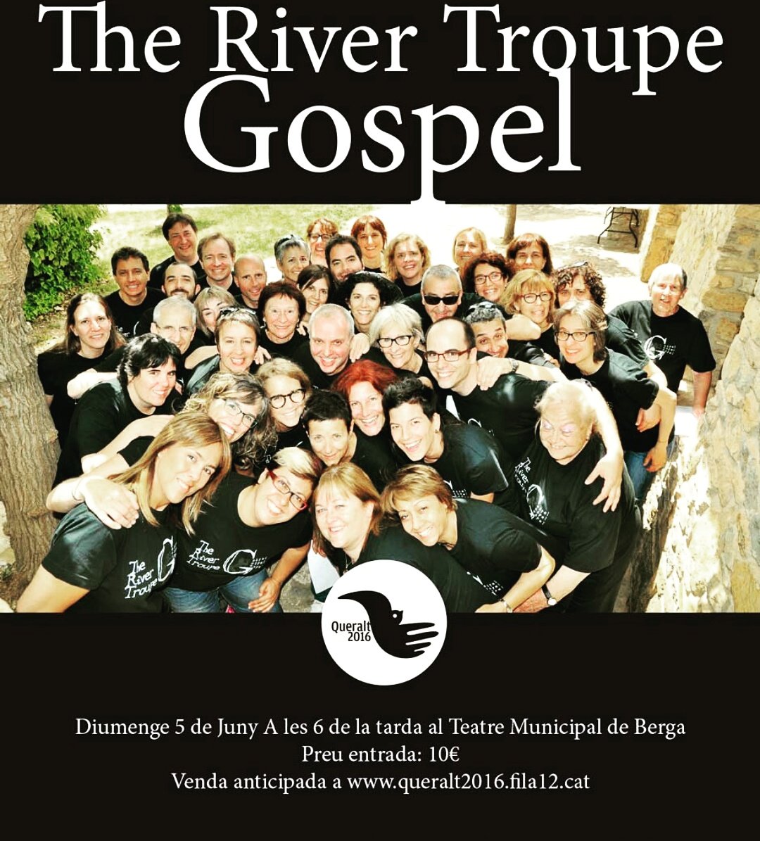 Queralt2016's tweet photo. Ultims dies per comprar les entrades anticipades del concert de Gospel de diumenge! Us ho perdreu? https://t.co/rPklGRDv4y