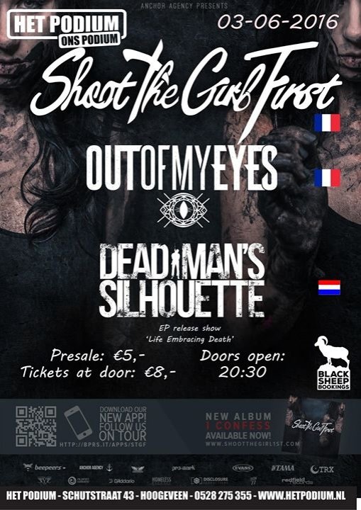 BSBookingsNL's tweet photo. #hoogeveen! See You tomorrow! #Metal #metalcore #drenthe #deadmanssilhouette #outofmyeyes #shootthegirlfirst https://t.co/7tnE5aN8g0