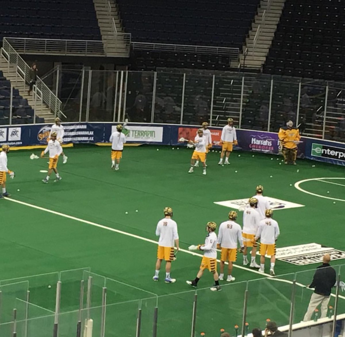 team practice| first time seeing the felt on the floor at our new home🏡