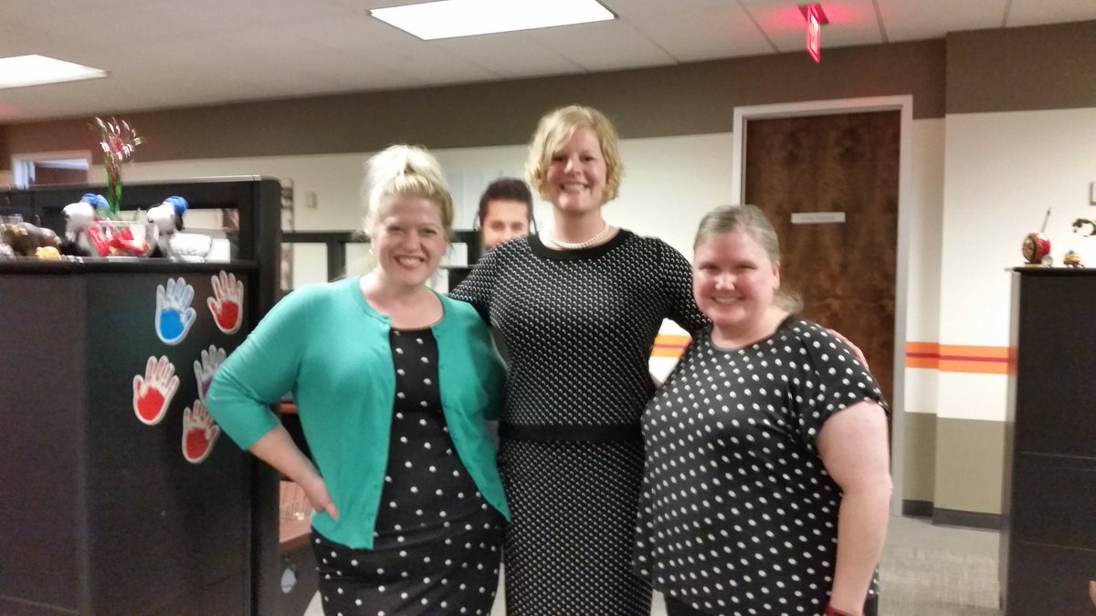 Evidently today was polka-dot day. Did anyone else know? #SitelNACares