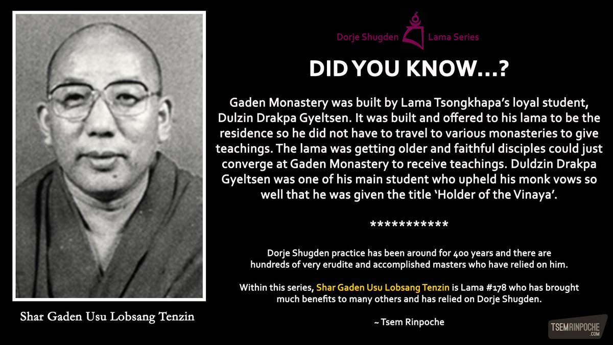 tsemtulku's tweet photo. #Duldzin #holder of #vinaya #liftshugdenban #Tsongkhapa #esoteric #mahasiddha #mahatsattva
https://t.co/V8CqSnqepn https://t.co/pBDs2lIKPS