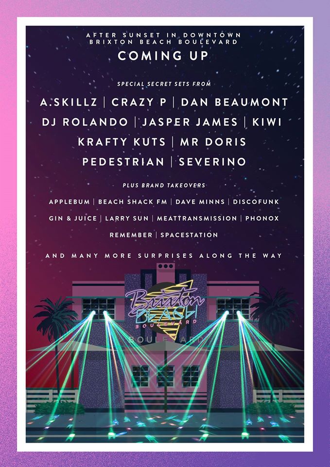 brixtonrooftop's tweet photo. .@jasperjames_ @crazypmusic @SeverinoDj @A_SKILLZ &amp; so much more will play surprise sets across the summer ;) https://t.co/bvU2kH6C4c