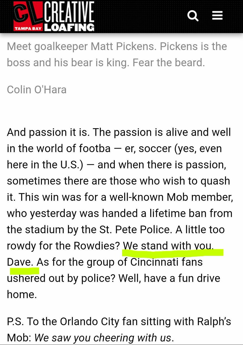 Tamola22's tweet photo. @Mr_Colin_O @scrapwon Thx 4 the supprt! #westandwithdave #istandwithdave #freedave #justicefordave @TampaBayRowdies https://t.co/OMjxpxBkXR