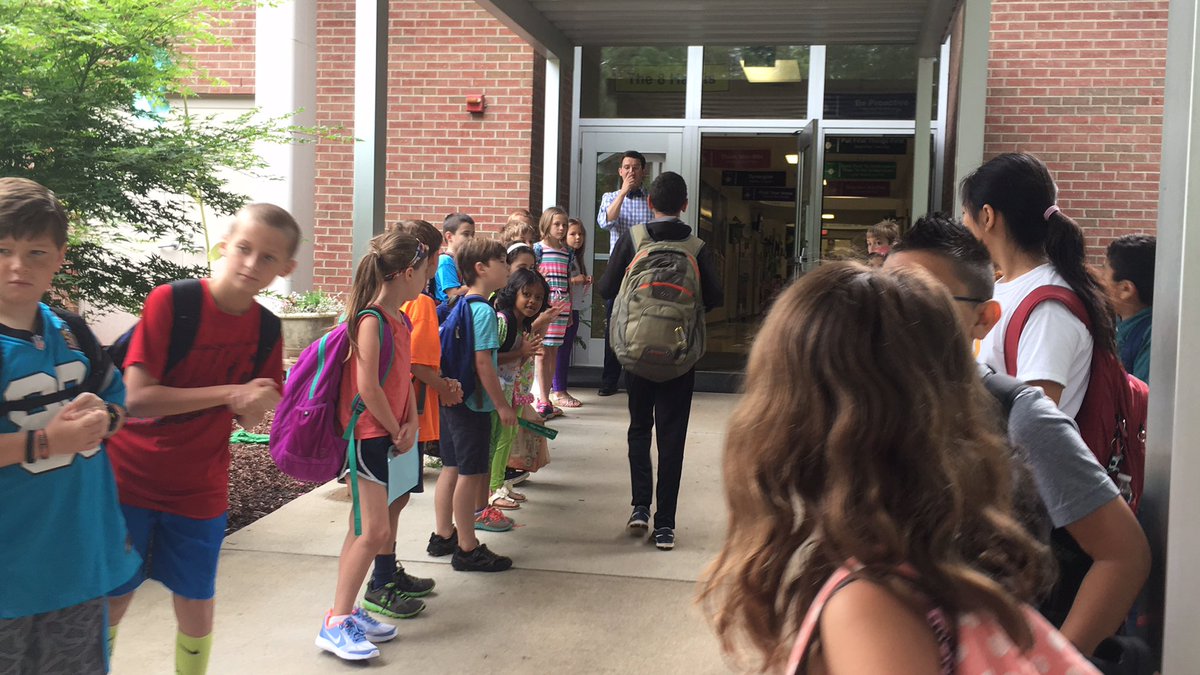 CombsCatchUp's tweet photo. We are so proud of all of our students! They have worked so hard this year! #eogtime #victorytunnel #gameon @WCPSS https://t.co/w97zjR9lZe