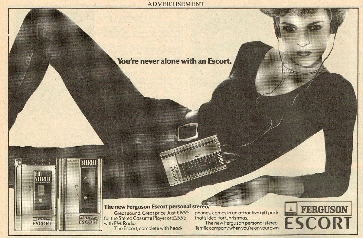 ScotsFootyCards's tweet photo. You're never alone with an Escort #Feguson Personal Stereo #Shoot! 1983-11-12 https://t.co/Rmd94Bof91