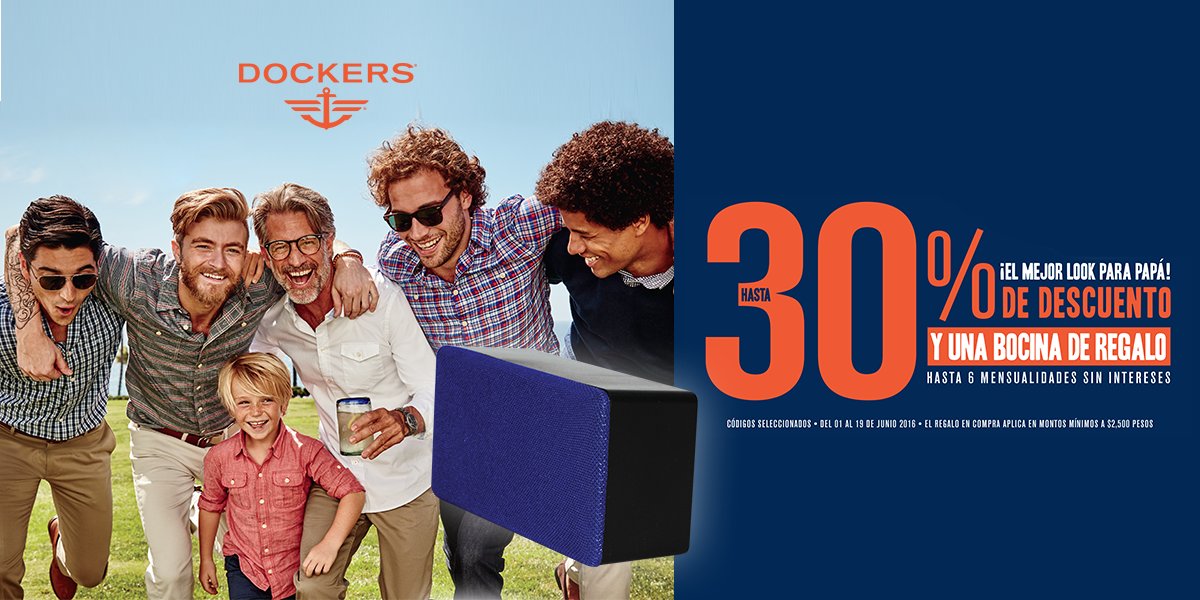 DockersMX's tweet image. Visita nuestras tiendas y encuentra descuentos en códigos participantes. #FestejandoAPapá bit.ly/1TM7Gzp