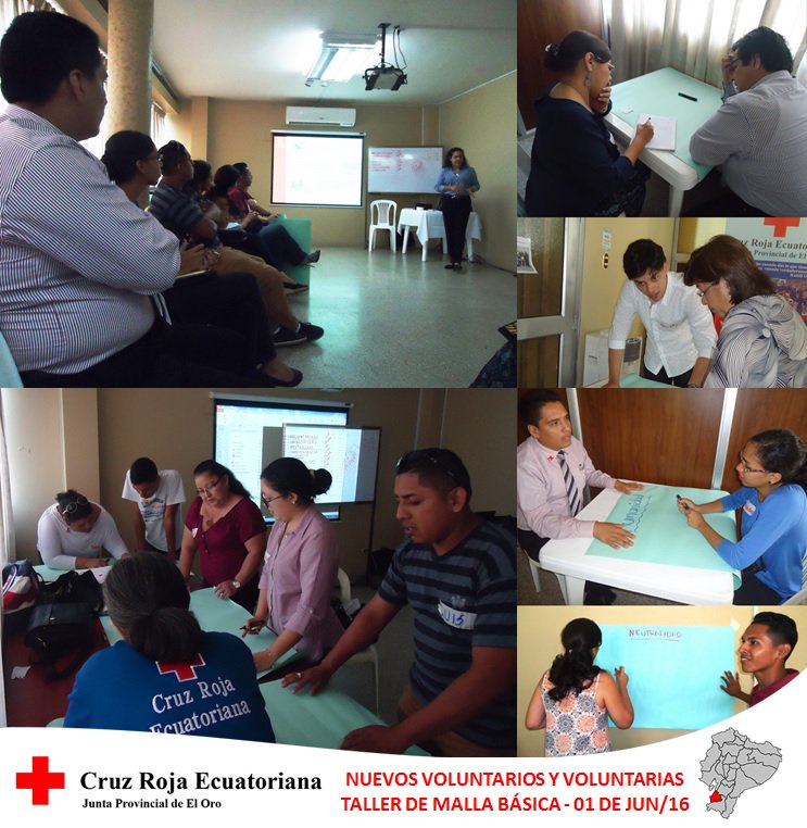 Bienvenidas y bienvenidos nuevos #ValiososVoluntarios de <a href="/cruzrojaeloro/">Cruz Roja de El Oro</a>. 
<a href="/cruzrojaecuador/">CRUZ ROJA ECUADOR</a>