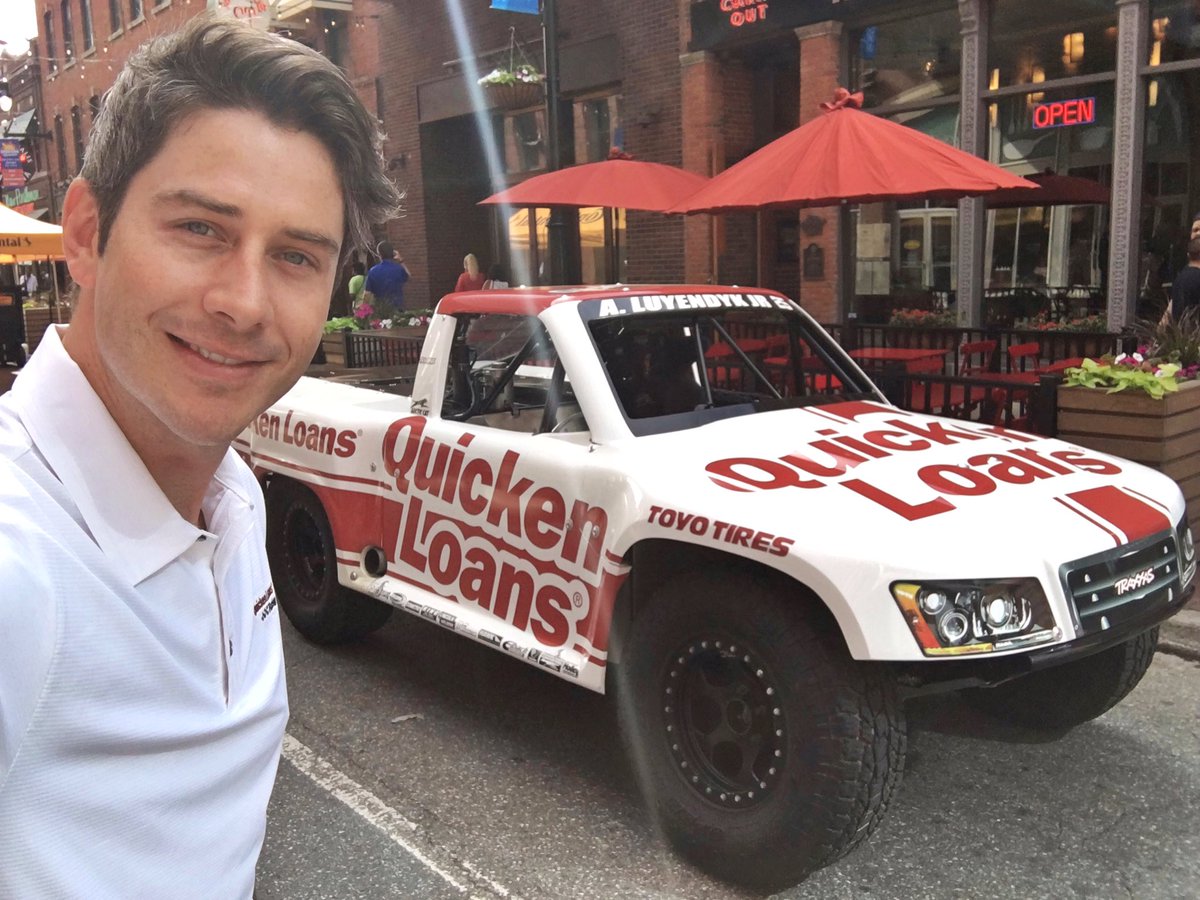 ariejr's tweet photo. The @QuickenLoans #25 is looking good! Here at the street fest to kick off the race weekend. #GTSundown https://t.co/6nbHy1gyHl