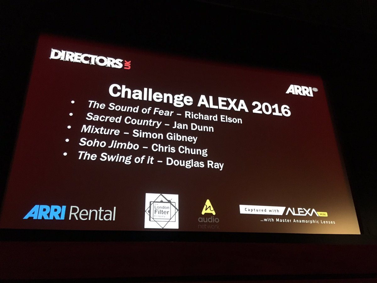 richardcbell's tweet photo. #DUK_ALEXA2016 @elsonmedia great range of films. Well done to all https://t.co/8jGLsOgcak