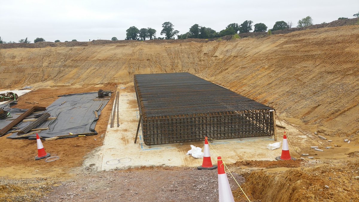 Startrightrebar's tweet photo. NNDR#NORWICH#start right reinforcement # startrightrebar # steel fixing second Base nearly finished https://t.co/6mVDWeNPZ4