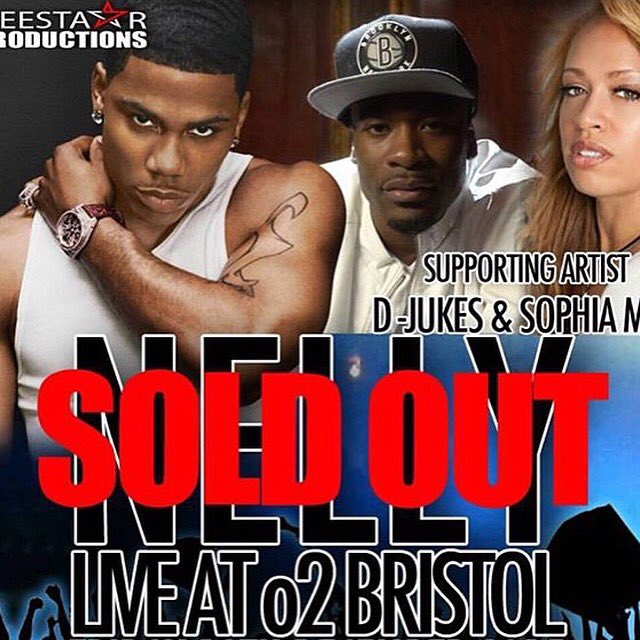 Sophiamaymusic's tweet photo. Tomorrow night me and @DJUKES718 @TimesquareTV will be supporting Nelly at #02Bristol #nelly #hiphop #geestar ❤️ https://t.co/el51gk2eYt