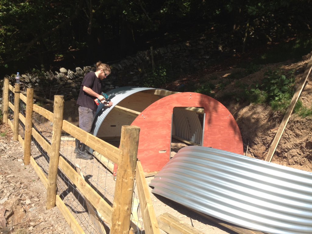 Pig arc under construction <a href="/TheSamlingHotel/">The Samling</a>