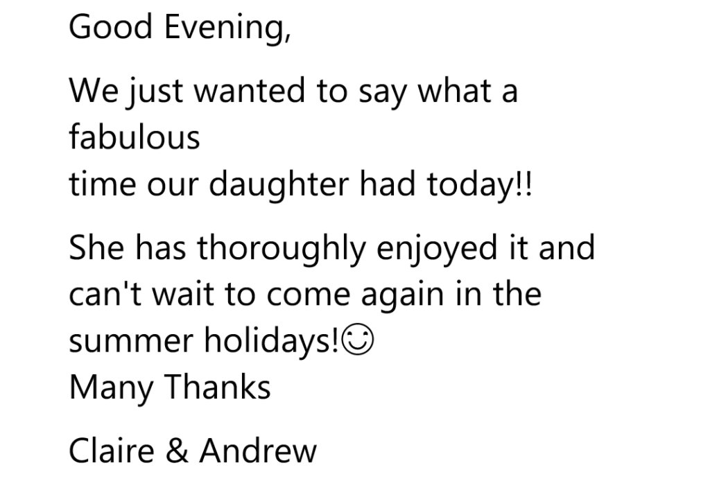 ProgSportEastMi's tweet photo. We love emails like this! #Matlock #Derbyshire #matlockbath #whitweek #peakdistrict https://t.co/a4lLq0pZwo