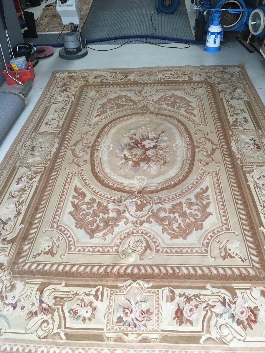 CheshireRug's tweet photo. A large needlepoint rug cleaned today. Great result #rugclean https://t.co/D5NBX7kpZ9