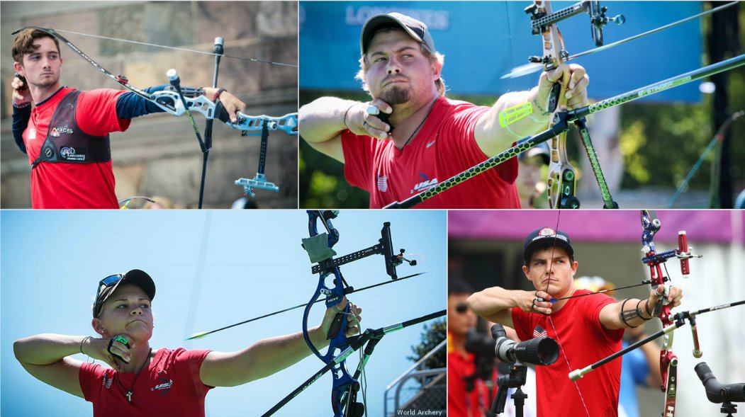 Brady Ellison, Zachary Garrett, Jake Kaminski and Mackenzie Brown locked in the 4 Olympic spots! #BowsOfChampions